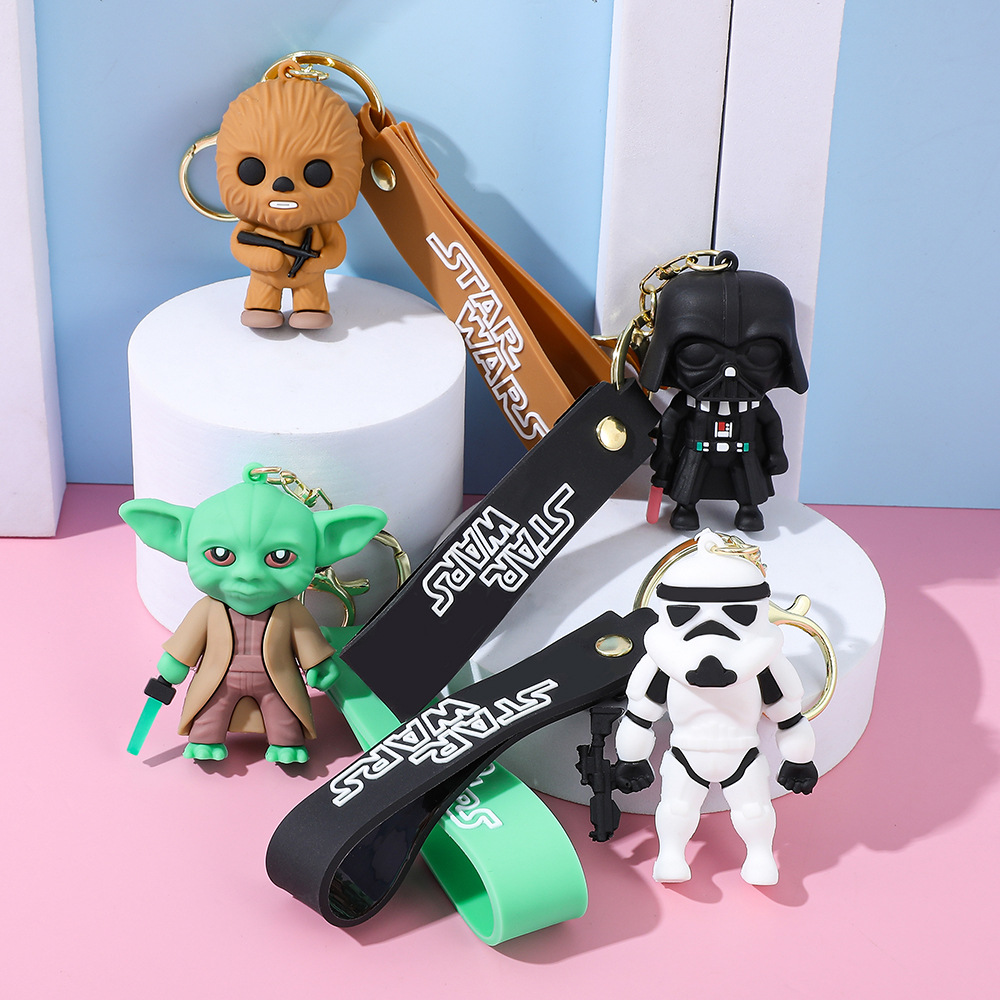 Kids Toys Return Gift - Star Wars Keychain Master Yoda Keyring