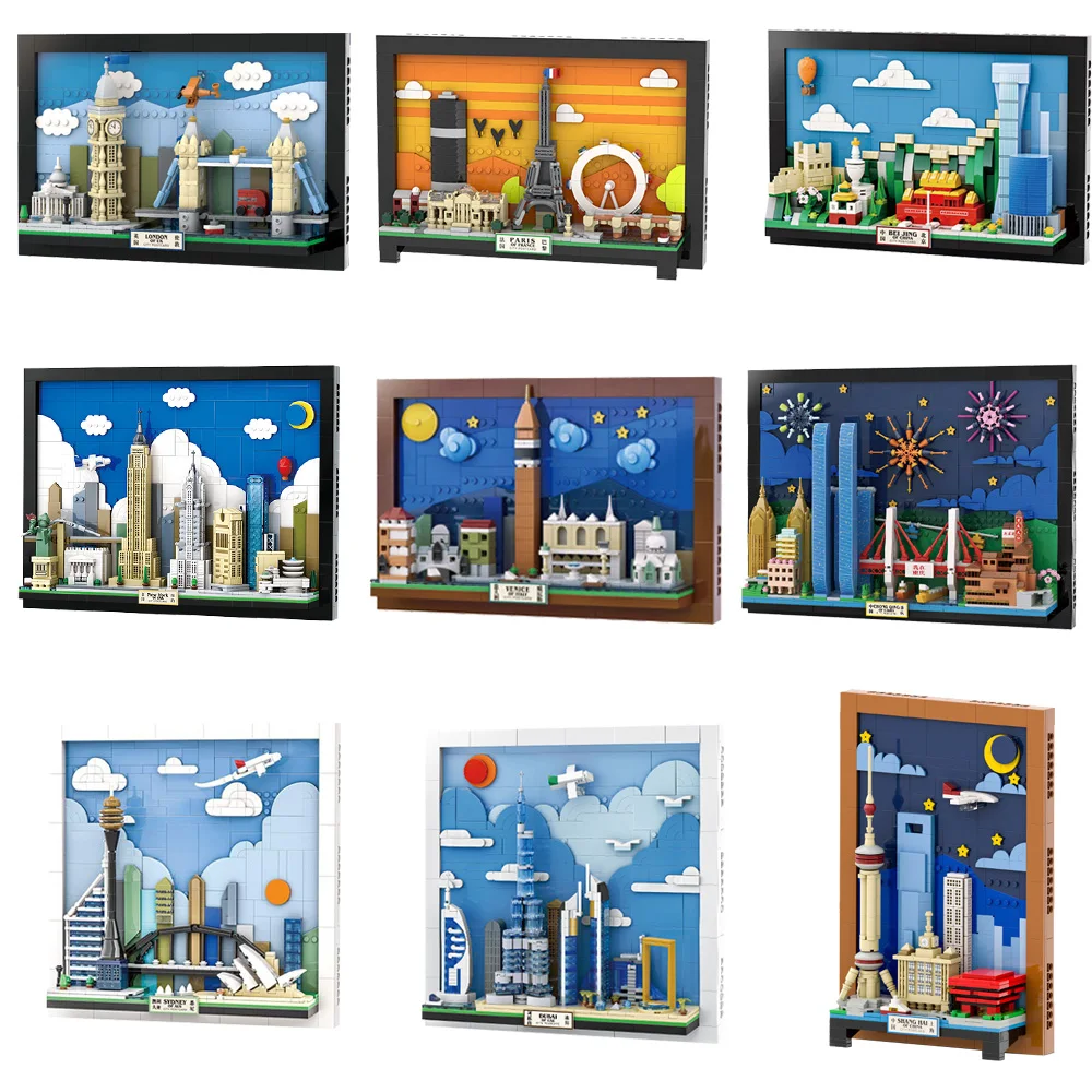 Kids Toys Dubai - New York Building Blocks City Postcard
