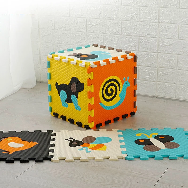 Kids Yoga Toys - Animal Pattern Baby Play Mat Puzzle