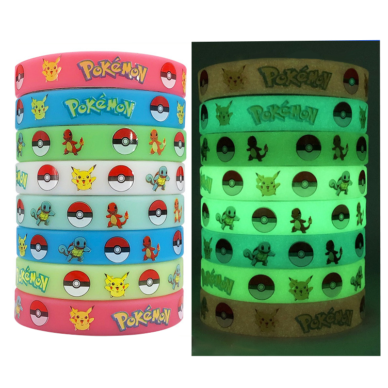 Kids Toys Return Gift - Pokemon Luminous Bracelet Anime Pocket Elf