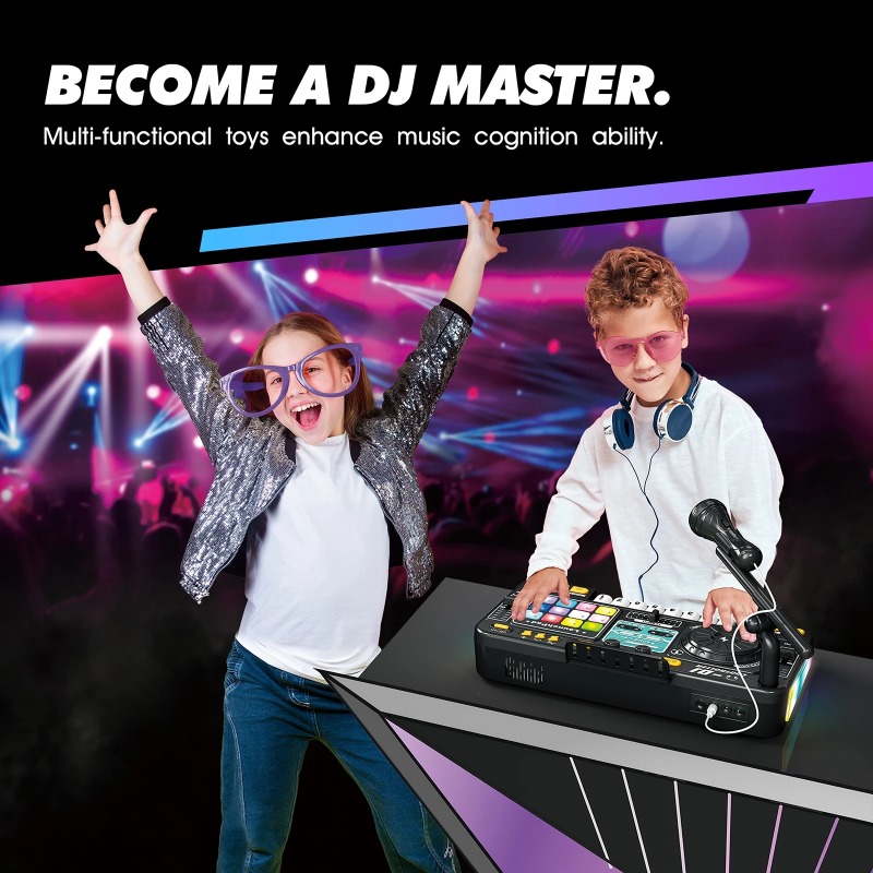 Multifunctional Kid DJ Turntab - đánh giá và giá Kids Toys Bd