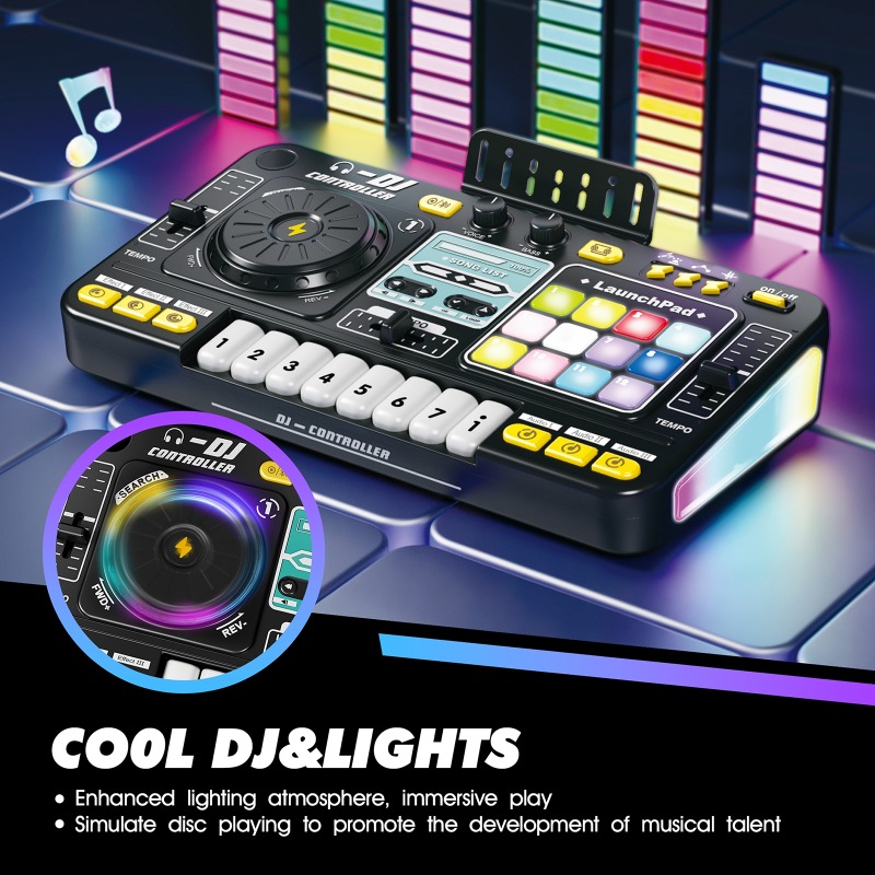 Multifunctional Kid DJ Turntab - đánh giá và giá Kids Toys Bd