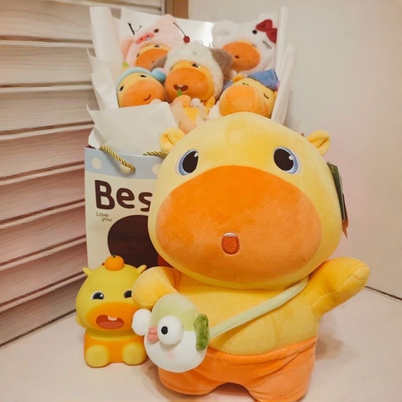 Cute Yellow Capybara Plush Dol - đánh giá và giá Kids Toys Yellow