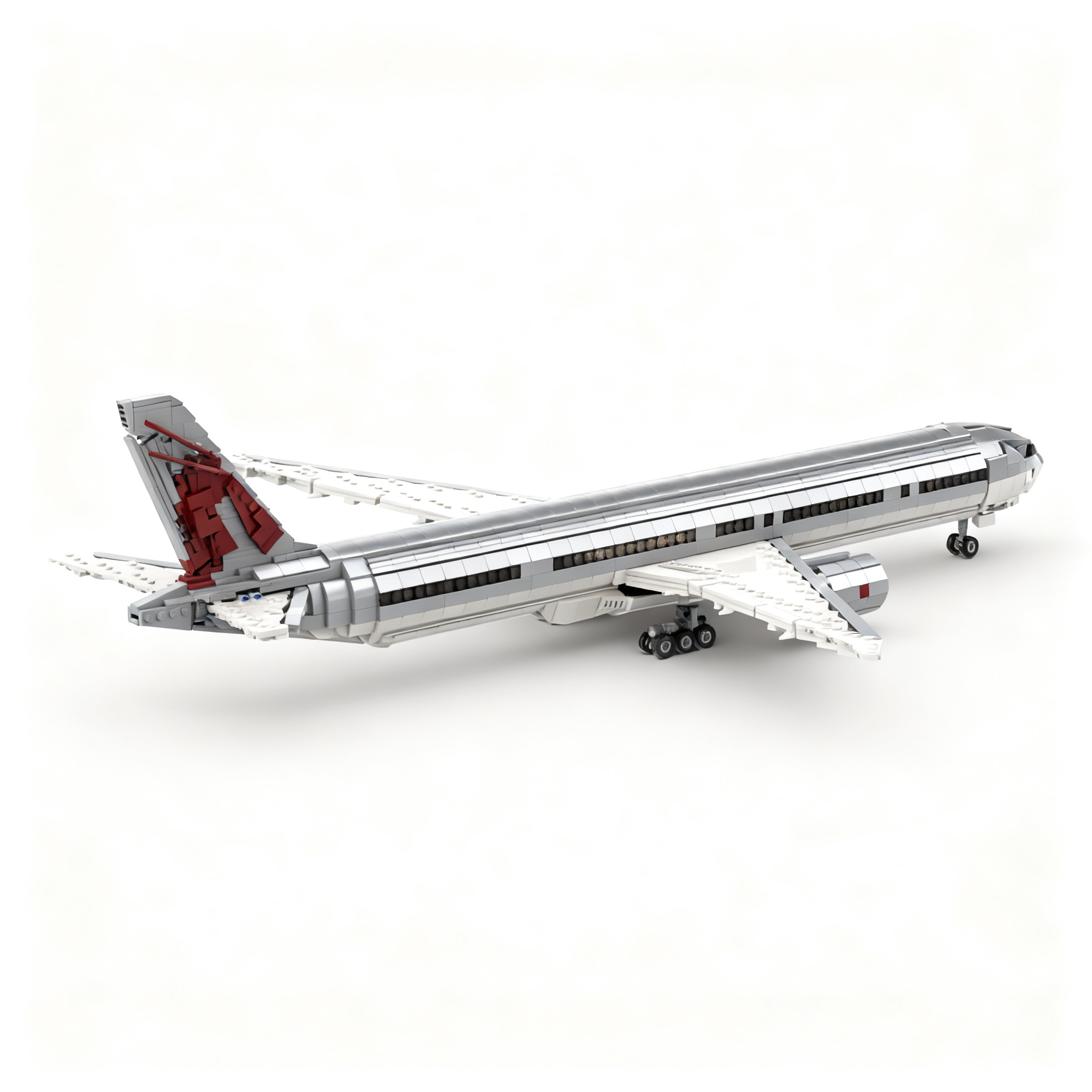 2171pcs MOC Boeing 300ER Qatar - đánh giá và giá Kids Toys Qatar