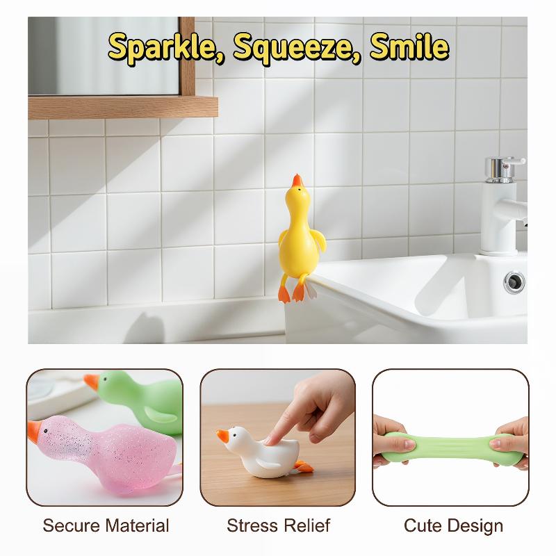 Squeezable Duck Stress Relieve - đánh giá và giá Kids Toys Yellow