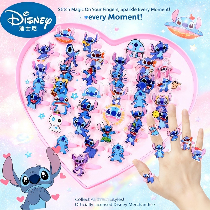 HOT！！Stitch Acrylic Ring Rando - đánh giá và giá Kids Toys Return Gift
