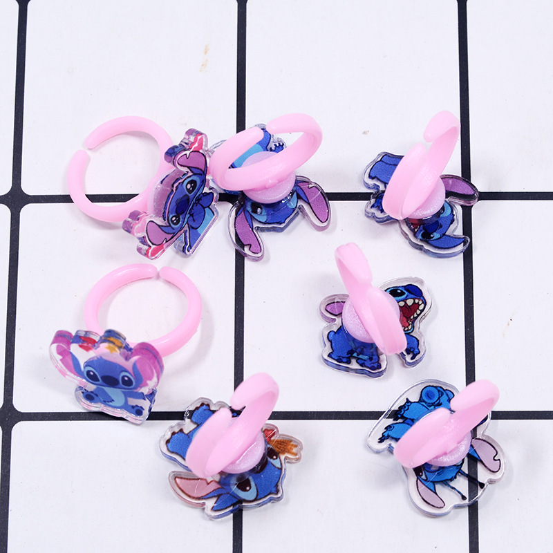 HOT！！Stitch Acrylic Ring Rando - đánh giá và giá Kids Toys Return Gift