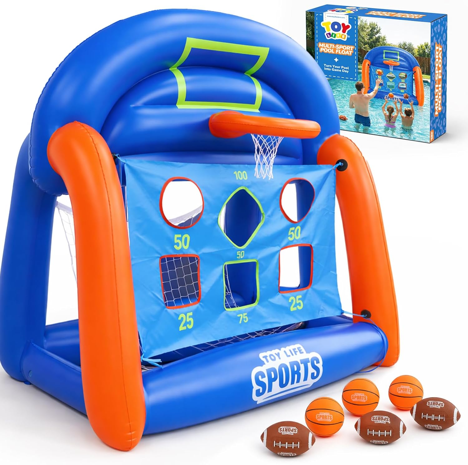Multi-Sport Pool Games Inflata - đánh giá và giá Kids Toys Set