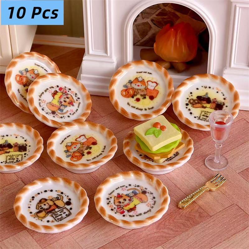 10Pcs/set Dollhouse Miniature  - đánh giá và giá Kids Toys Return Gift
