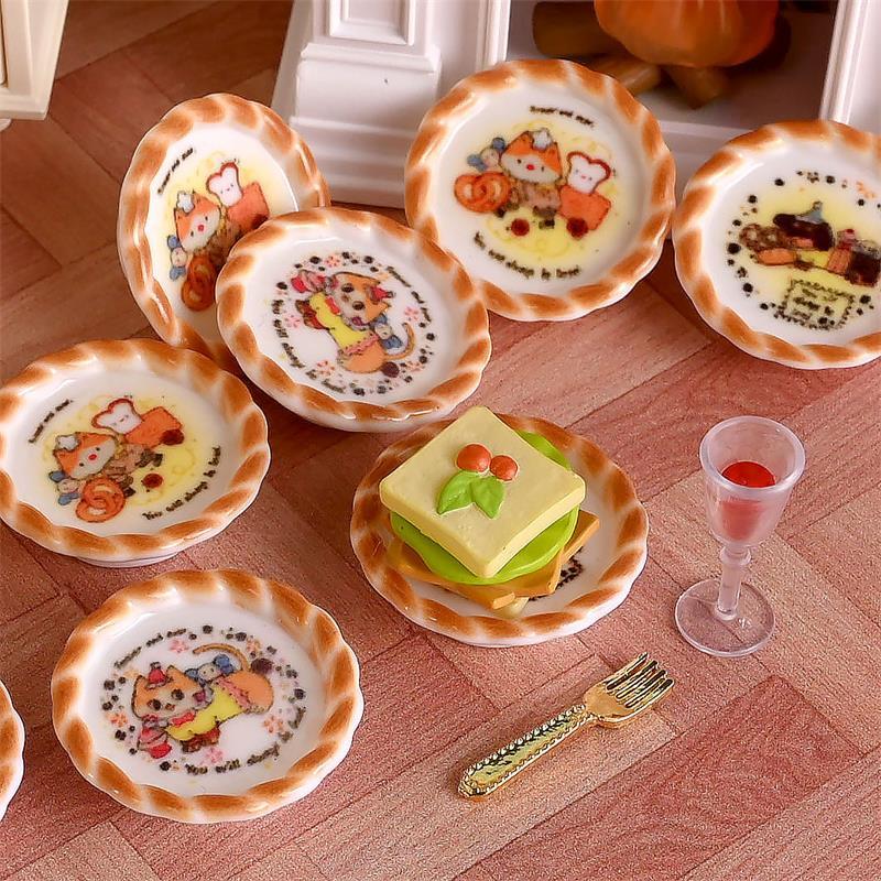 10Pcs/set Dollhouse Miniature  - đánh giá và giá Kids Toys Return Gift