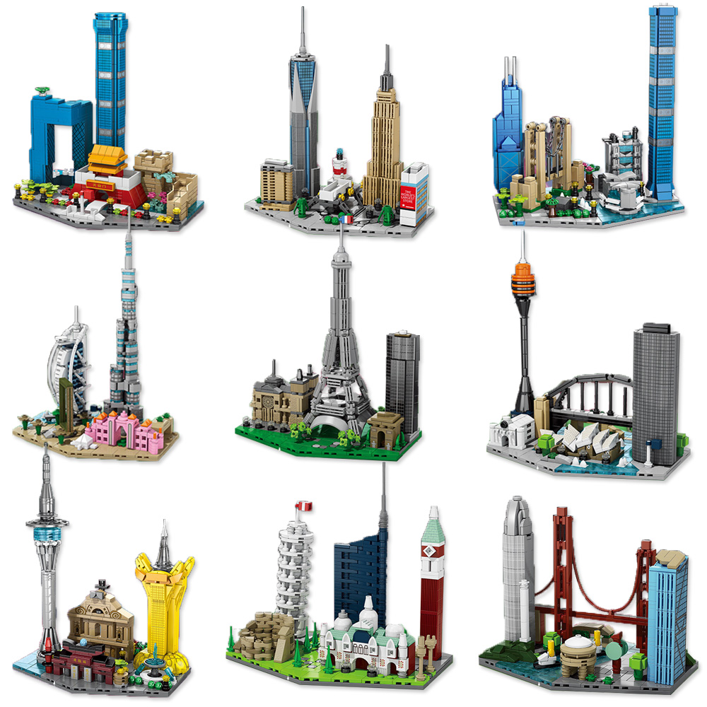 Famous City Skyline Building B - đánh giá và giá Kids Toys Dubai