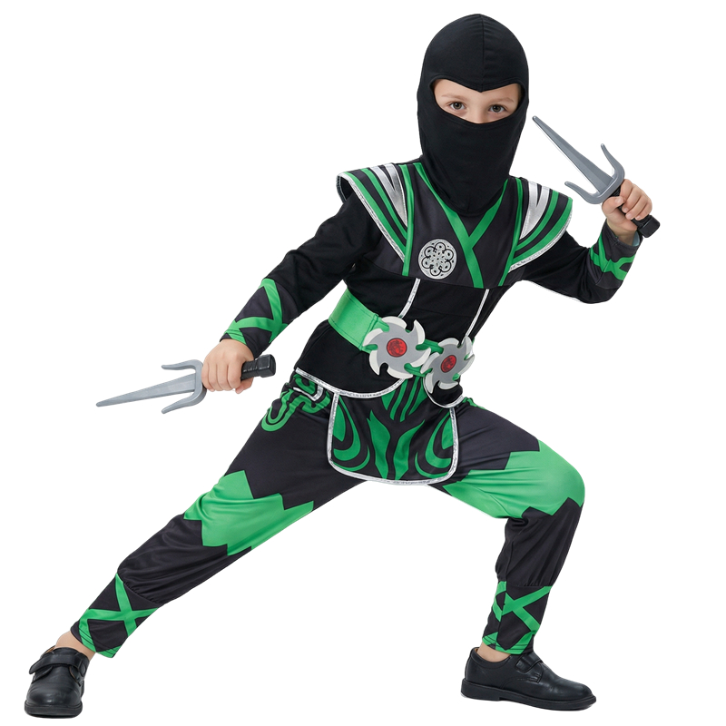 Green Ninja Costume for Kids w - đánh giá và giá Kids Toys Set