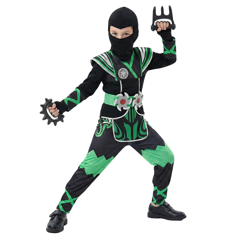 Green Ninja Costume for Kids w - đánh giá và giá Kids Toys Set