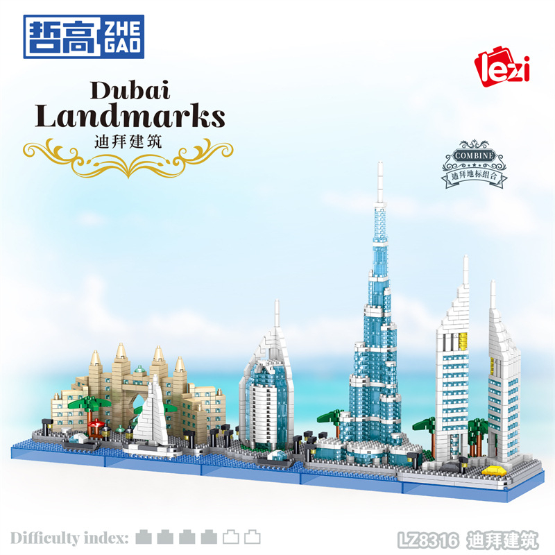 Dubai Skyline Architecture Bui - đánh giá và giá Kids Toys Dubai