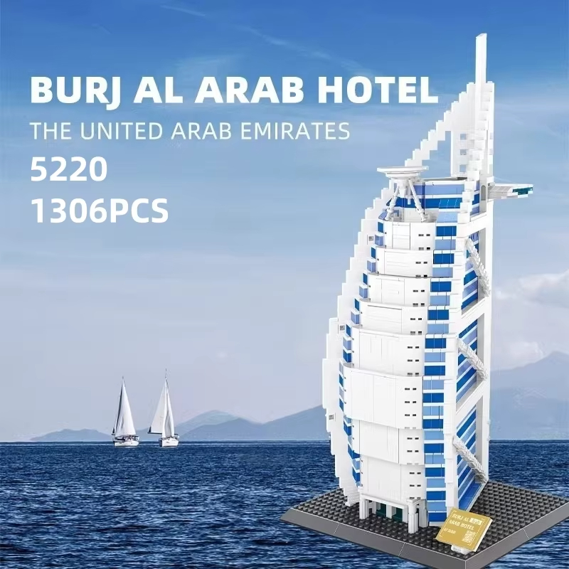 1306pcs Burjal Arab Hotel Duba - đánh giá và giá Kids Toys Dubai