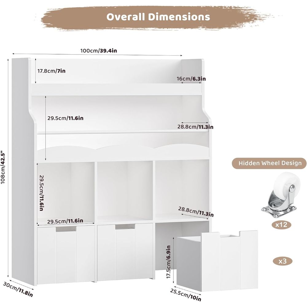 Kids Toy Storage Organizer wit - đánh giá và giá Kids' Toys