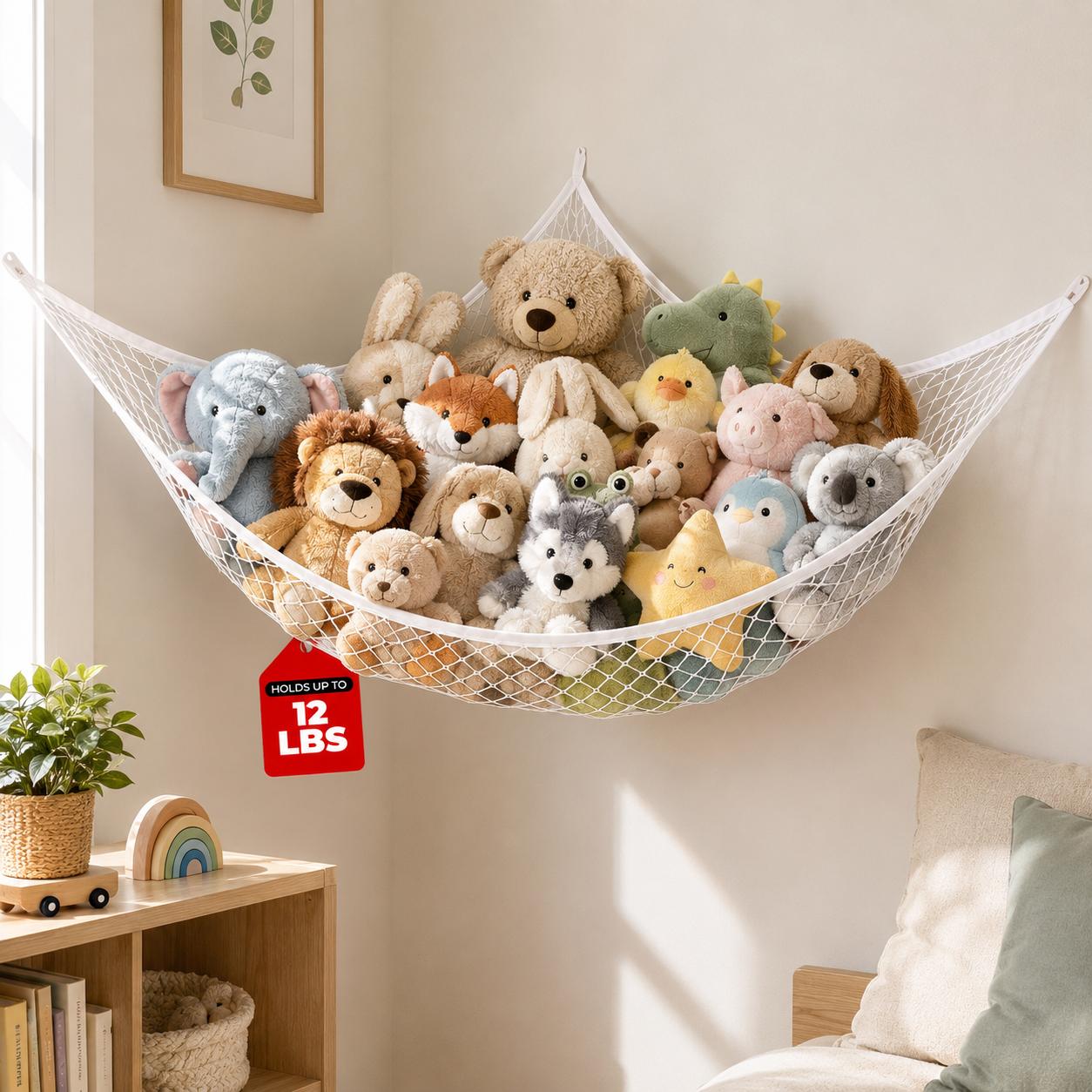 Mesh Toy Storage Hammock Hangi - đánh giá và giá Kids' Toys