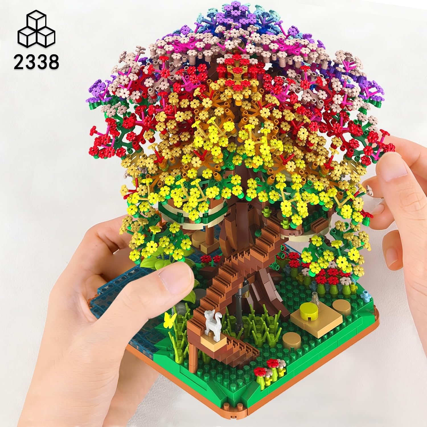 2338PCS DIY Rainbow Tree House - đánh giá và giá Lego Set Technic