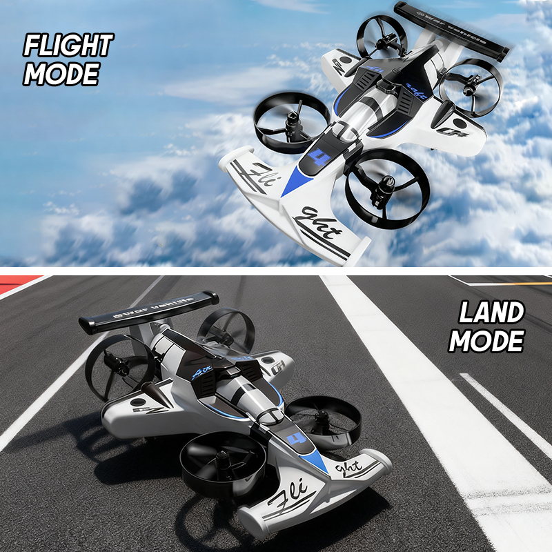 2in1 Mini Drone Air-Ground Fly - đánh giá và giá Kids Toys Helicopter