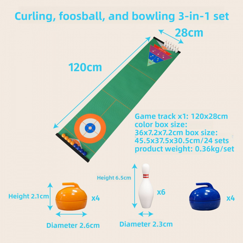 Curling Tabletop Game Set, Min - đánh giá và giá Kids Toys Set