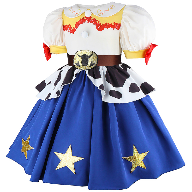 2026 New Girls Cow Spot Dress  - đánh giá và giá Kids Toys Set