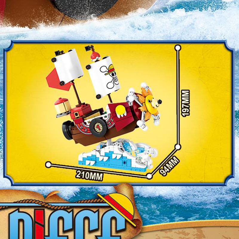 In Stock One Piece Pirate Ship - đánh giá và giá Kids Toys Set