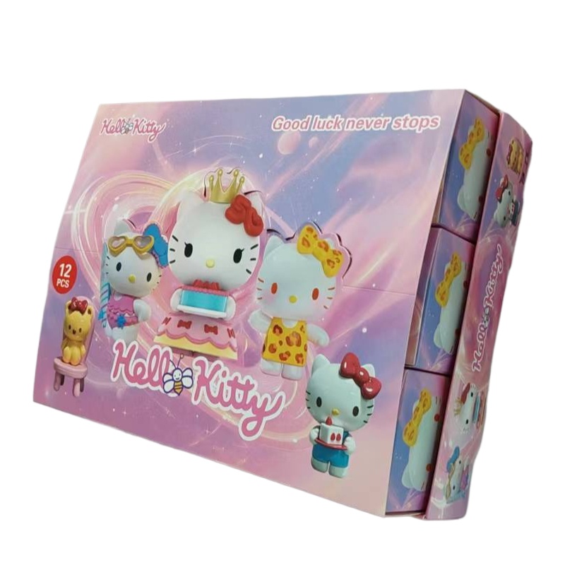 Flocked Hello Kitty Blind Box  - đánh giá và giá Kids Toys Under $5